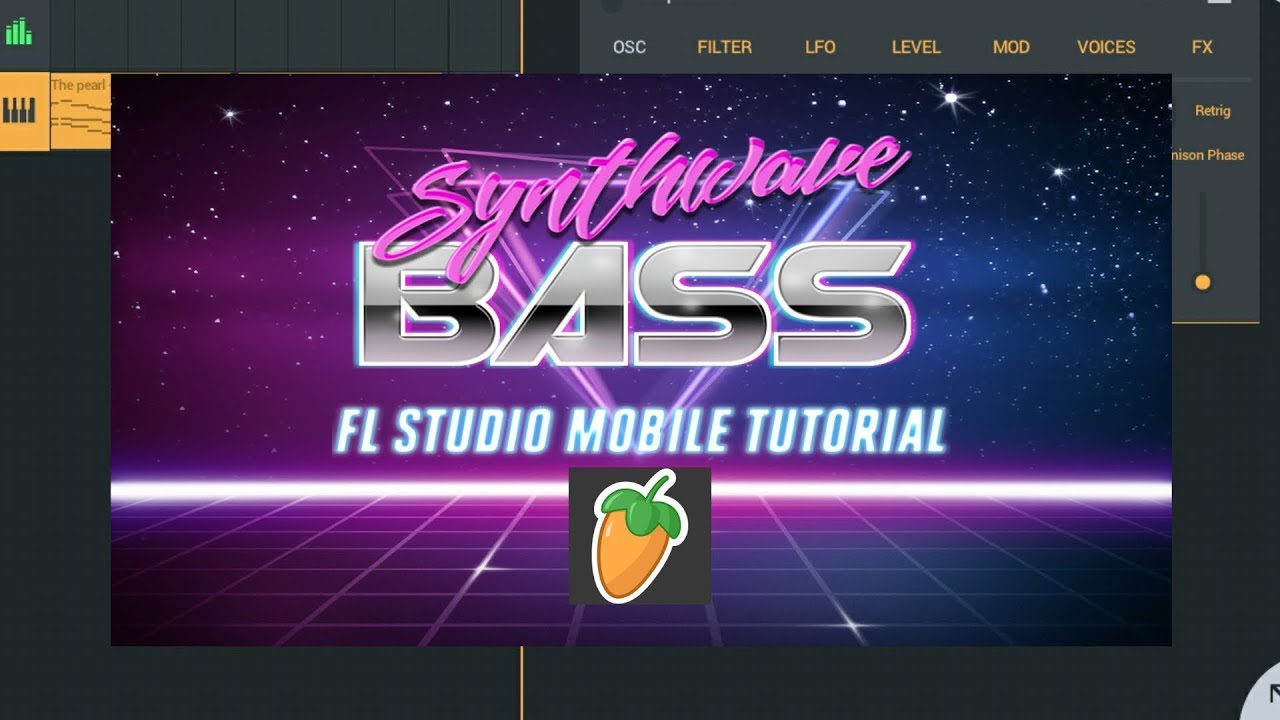 How To Make Synthwave Bass | FL Studio Mobile Tutorial | Sound Design