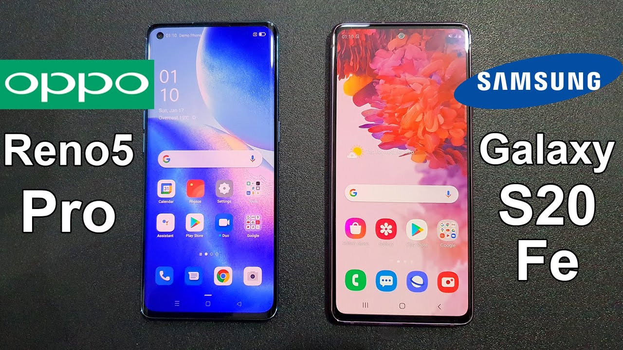 Oppo Reno 5 Pro Vs Galaxy S20 FE Speed Test