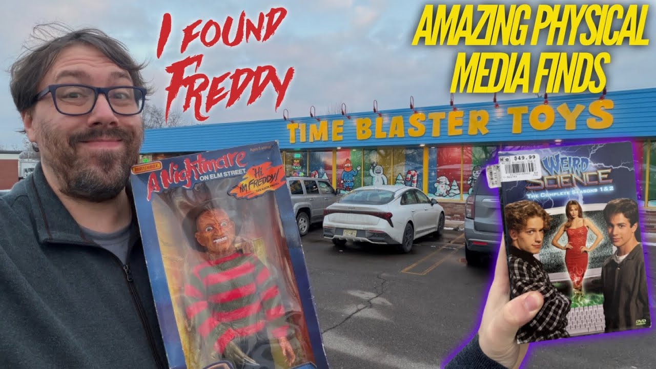 Physical Media & Vintage Toy Hunting in Detroit, MI Area (Time Blaster Toys, Disc Replay, Nerd Out) 