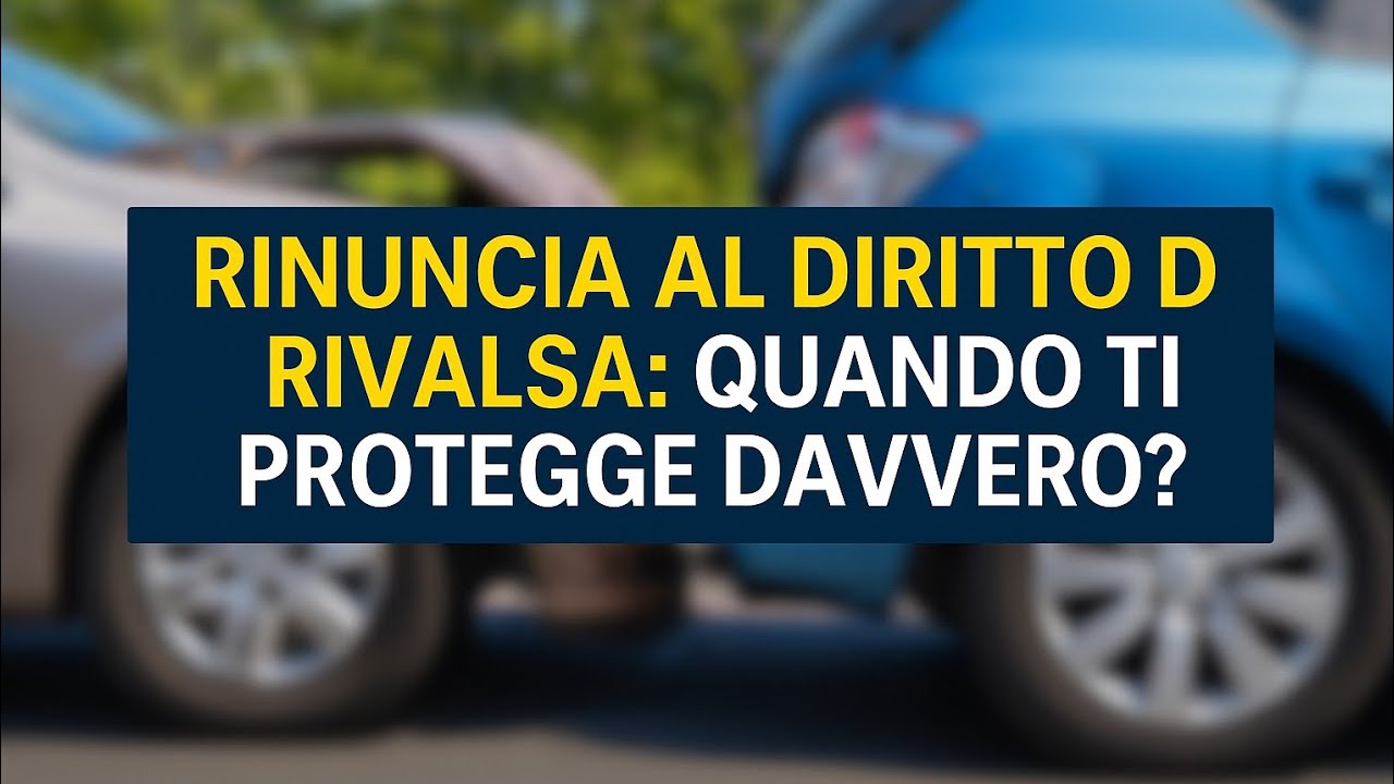Diritto di Rivalsa: cos’è e quando l’assicurazione può chiederti i soldi indietro