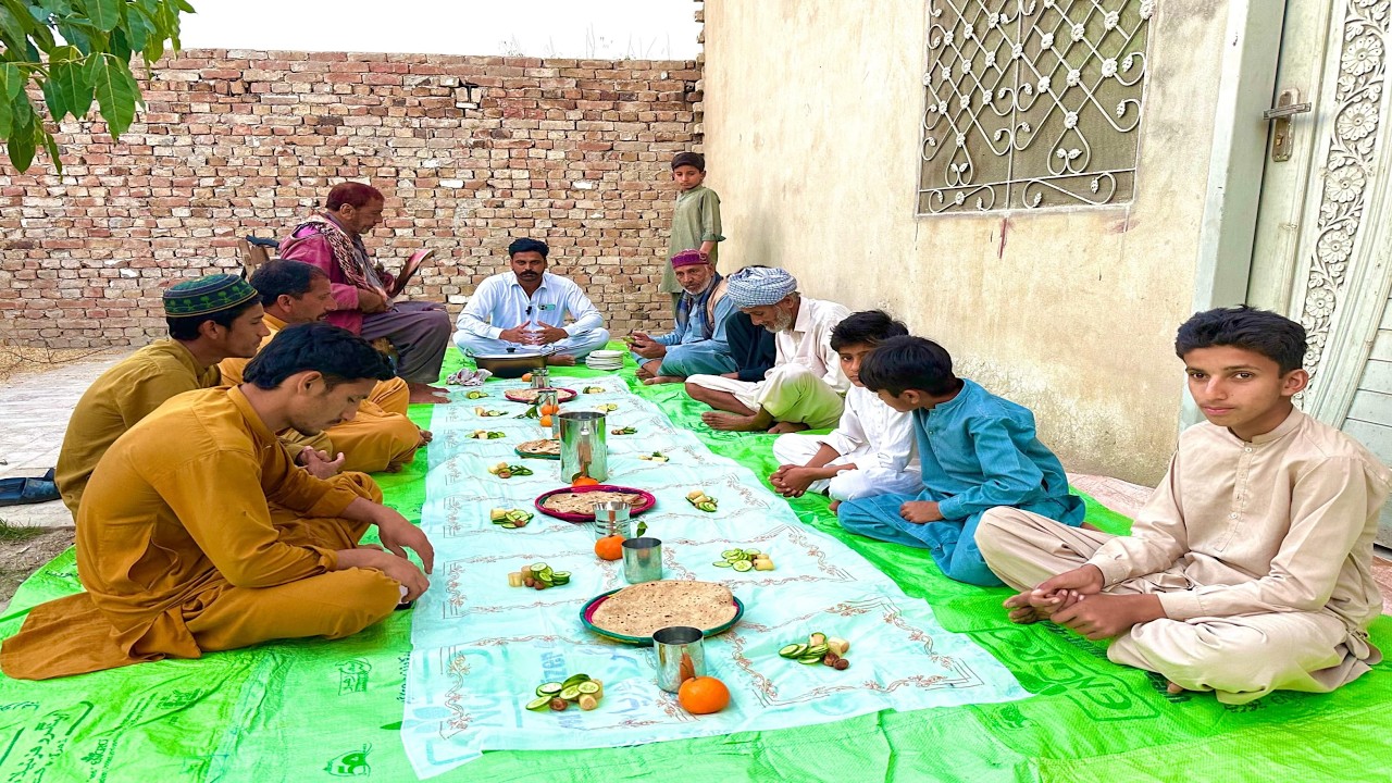 Grand IFTAR DAWAT For Whole Village | Ramzan Mubarak | Pakistani Street Food Village