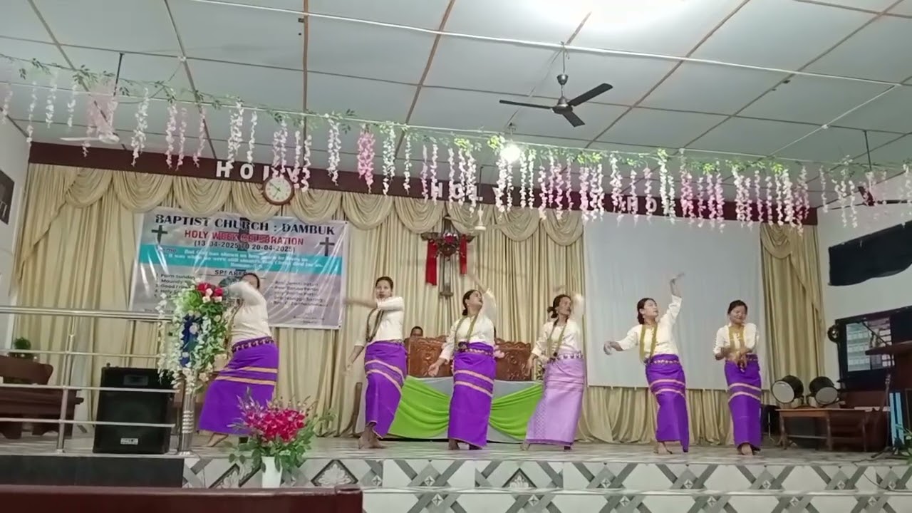 Jisu ayang yasam lok yena birme biro kidia#adi Christian dance#Baptist church Dambuk