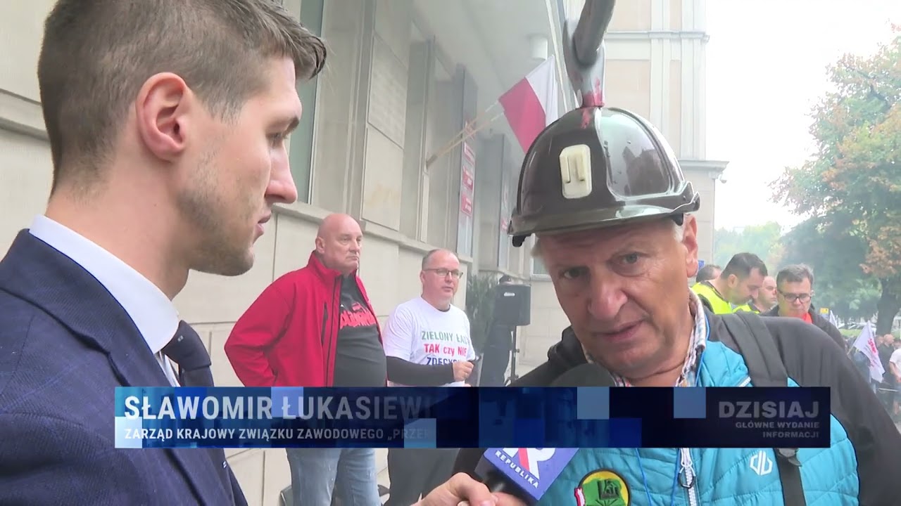 Górnicy i energetycy przeciw rządowym decyzjom - ogólnopolski protest.