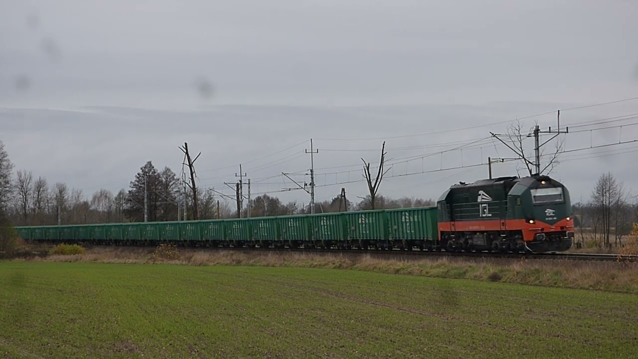 311D z węglarkami IGL przelatuje przez Stawczyk na Krotoszyn