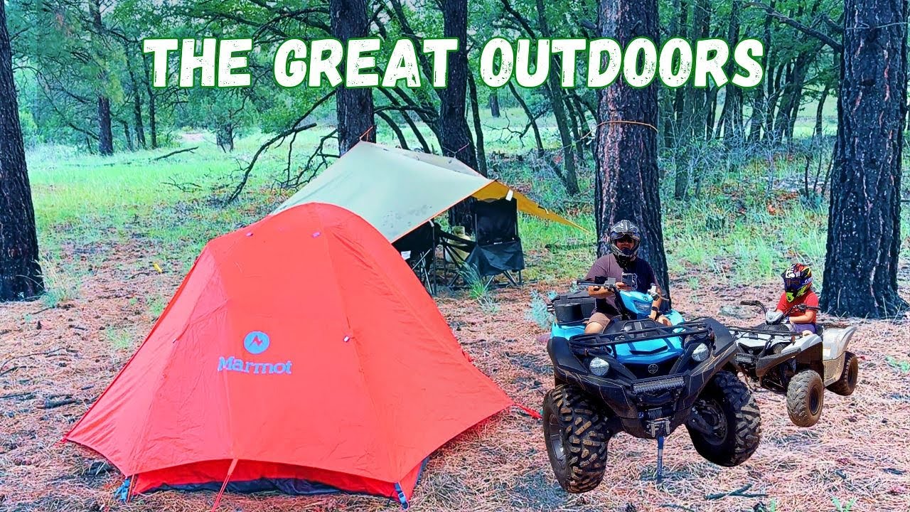 Camping in the Mountains: ATV Adventure, Delicious Camp Food & Taking Shelter From a Storm!