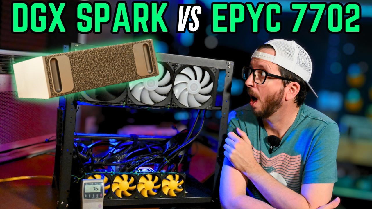 DGX Spark против AMD EPYC CPU: локальные тесты ИИ