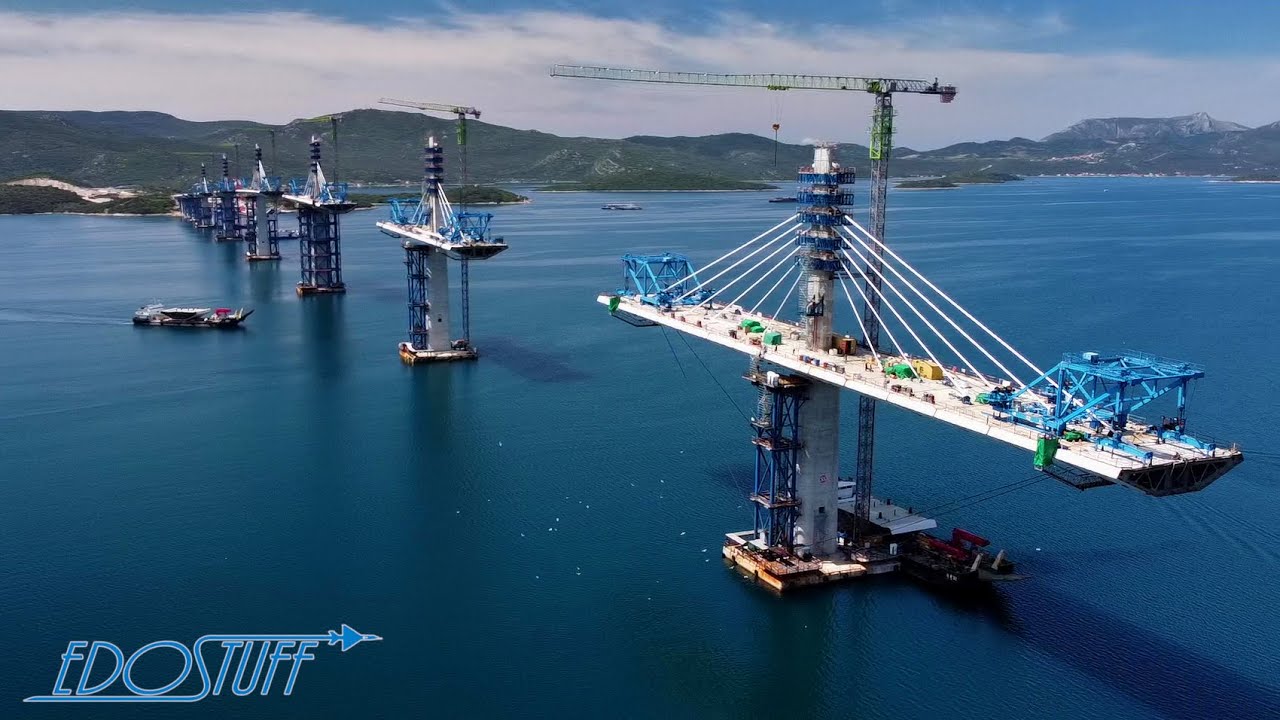 Pelješac Bridge - Pelješki Most - Construction Update May 2021!
