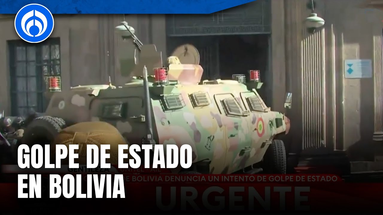 Golpe de Estado en Bolivia: Ejército irrumpe con tanque en sede del Ejecutivo
