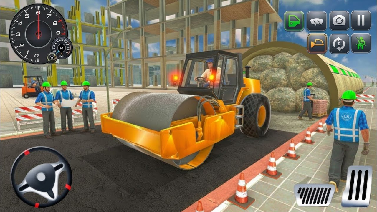 New City Road Construction Simulator 2026: Heavy JCB Excavator - Android Gameplay