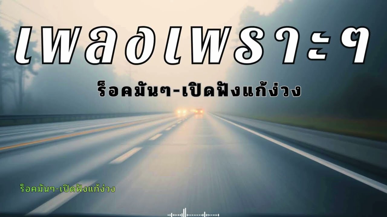 จัดเต็ม 30 นาที! เพลงฟังบนรถเพราะๆ ร้องตามได้ตลอดทาง