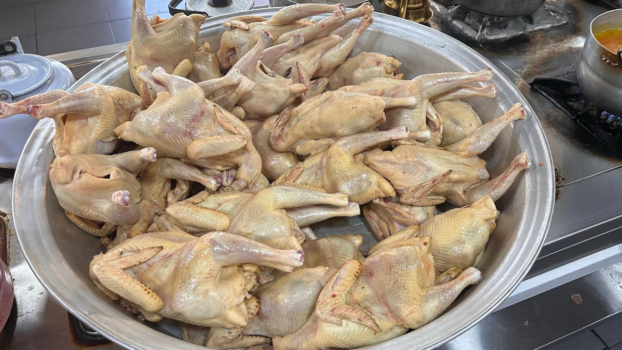 Homemade Chicken with Dough / Azerbaijani village dish Zagatala