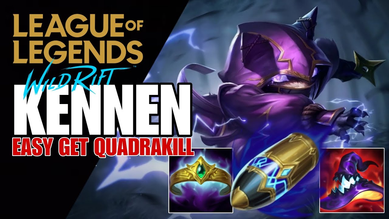 WILD RIFT: ( SEASON 12 ) KENNEN AS A TOP VERY POWERFUL ON TEAMFIGHT OR SOLO
