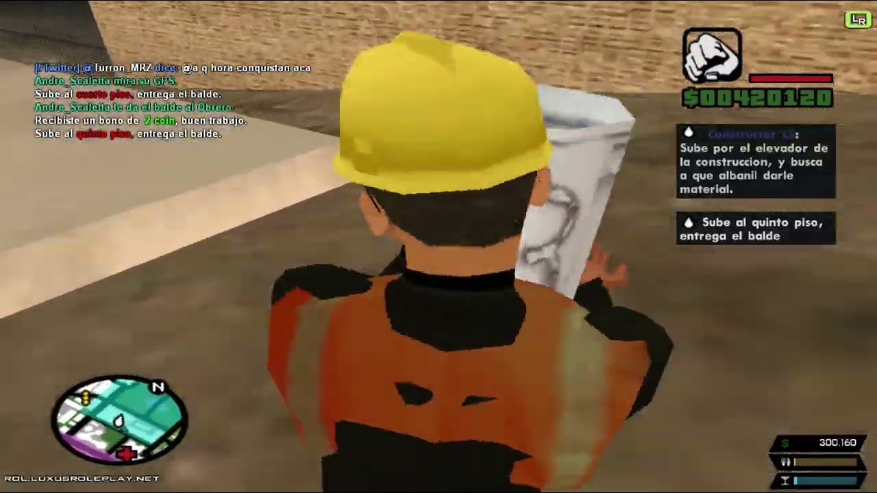 Volvemos a LuxusRP - Guia Trabajo de Obrero #samproleplay #gta #juegos