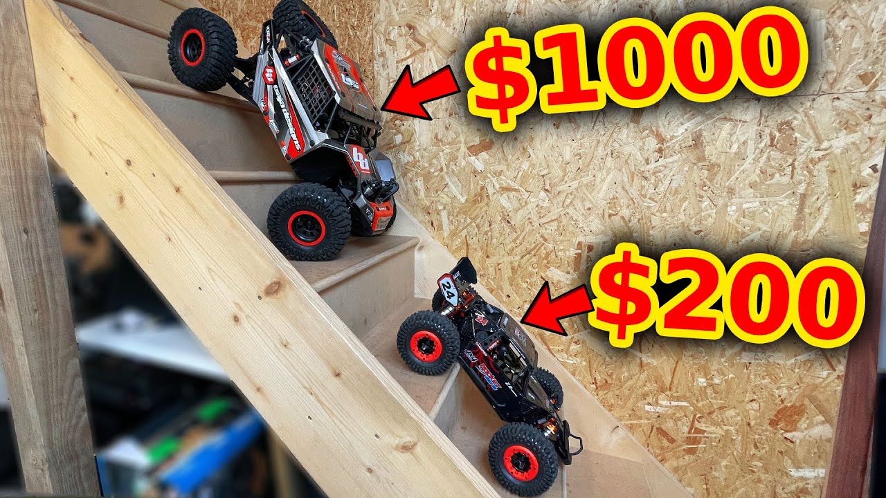 Cheap RC Rock Racer extreme testing