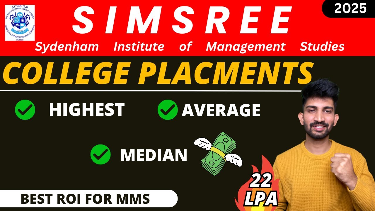 SIMSREE Placements 2025 | ₹1.5 Lakh Fees and ₹22 Lakh Package | Best ROI MBA College in India
