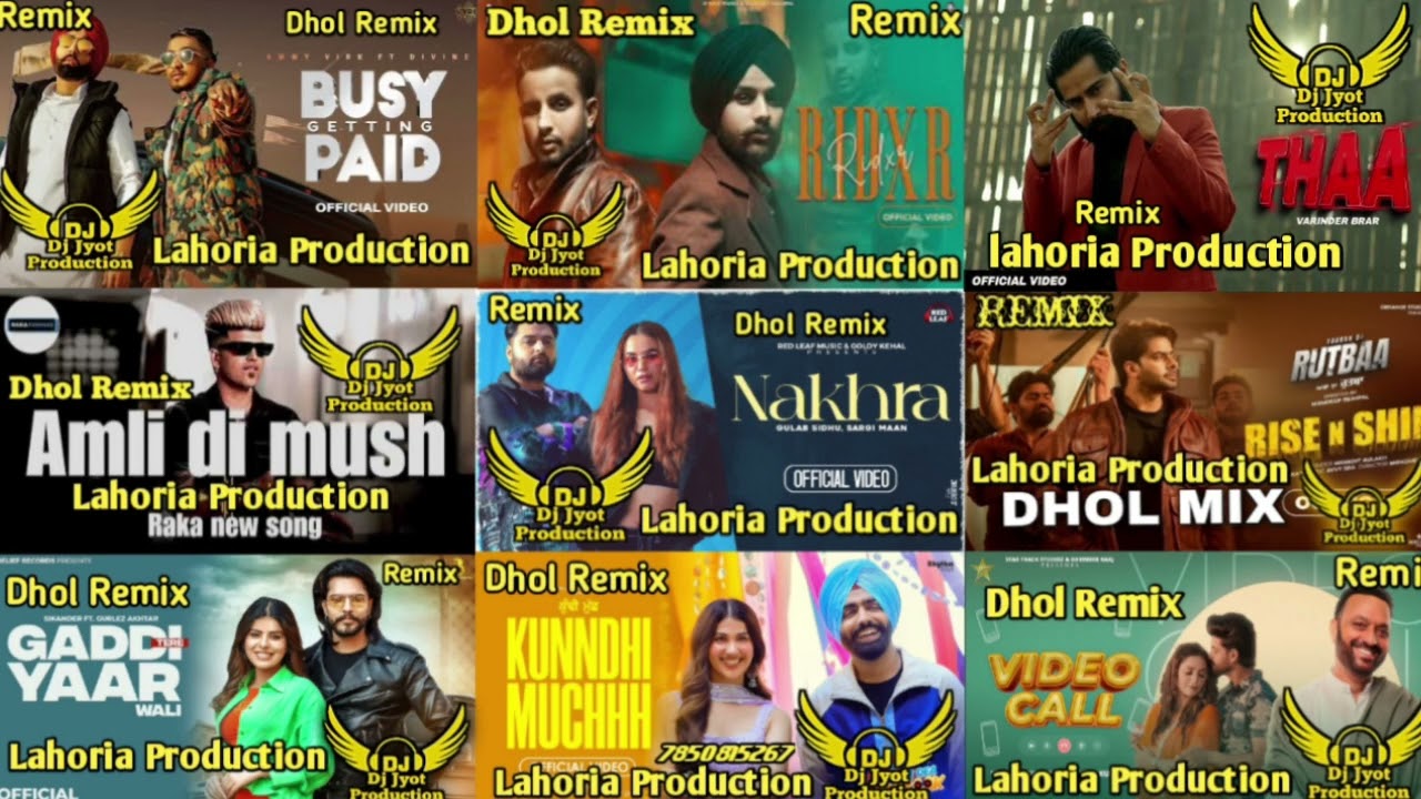 Last May 2023 New Nonstop Mashup Bhangra Punjabi Songs Dhol Remix Dj Jyot By Lahoria Production