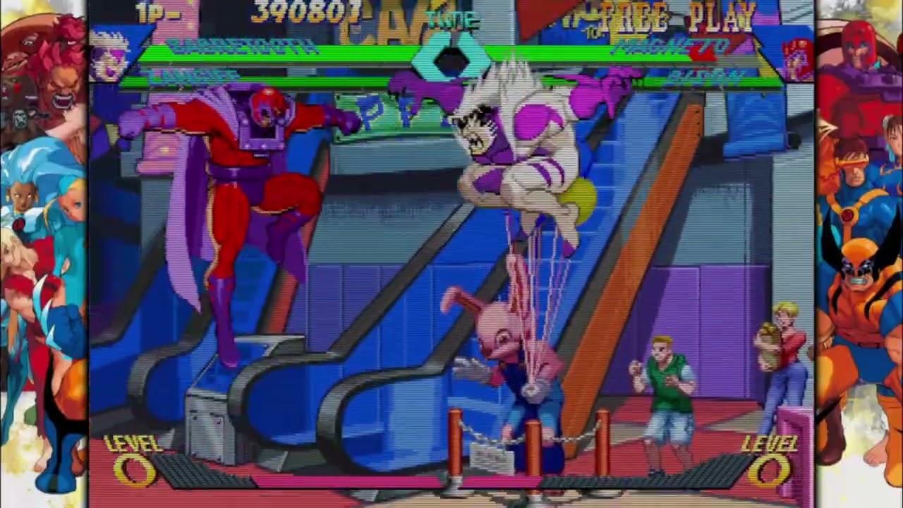 X-Men vs Street Fighter Sabertooth Zangief