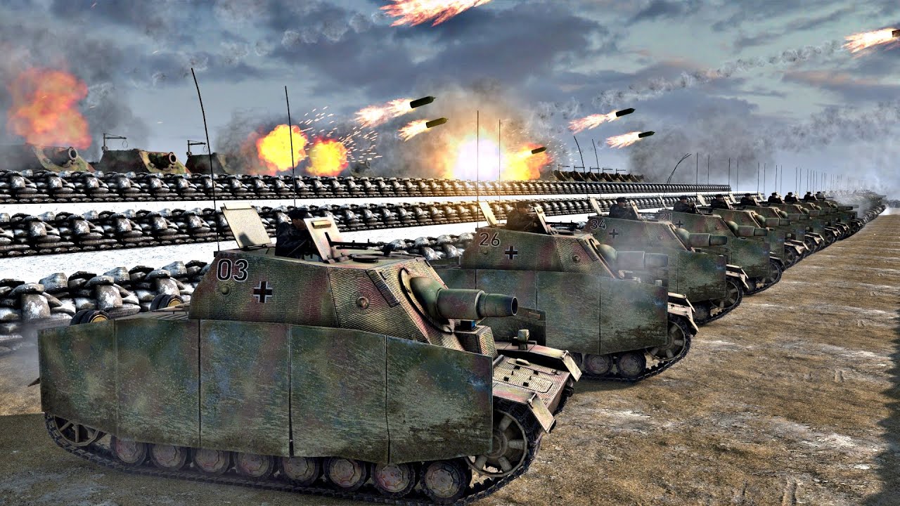 STURM SUPERFORTRESS vs ALLIED ASSAULT | Gates of Hell