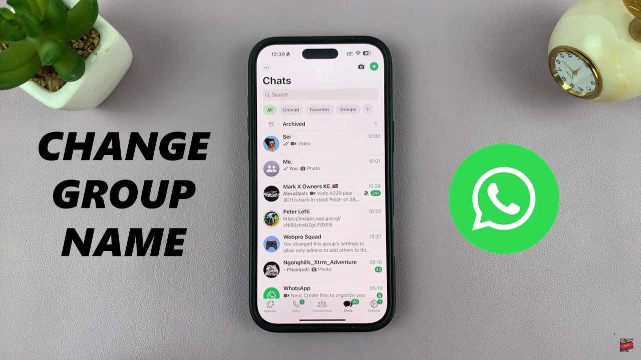 How To Change WhatsApp Group Name