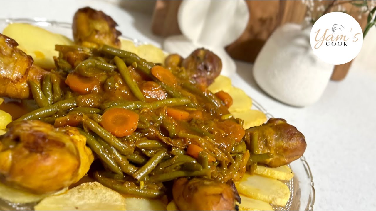 HARICOTS VERT EN SAUCE très facile !  😋