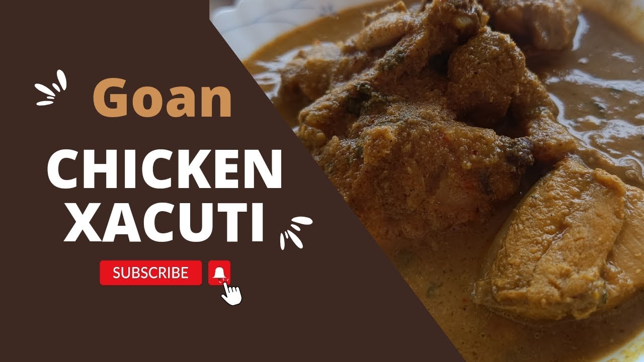 Goan style Chicken Xacuti without oil| Goan Chicken gravy without oil |