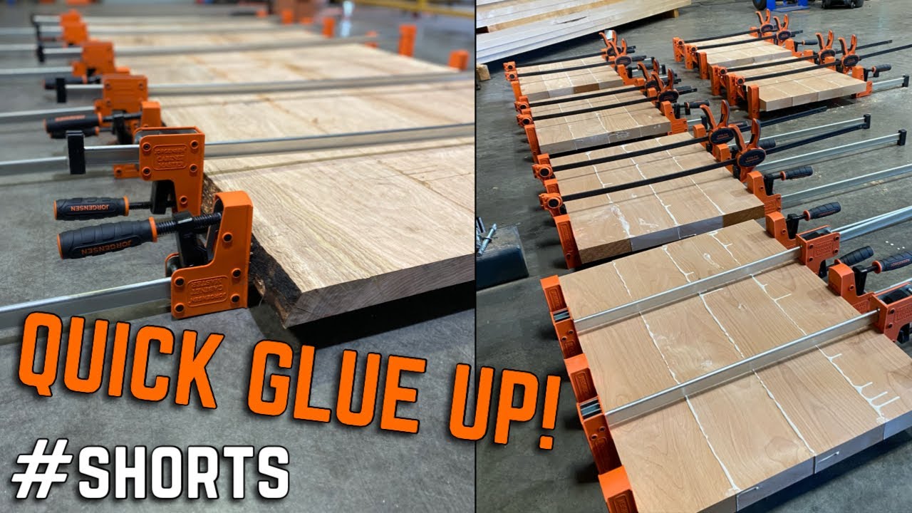 #shorts Easy glue up / How to glue boards together.