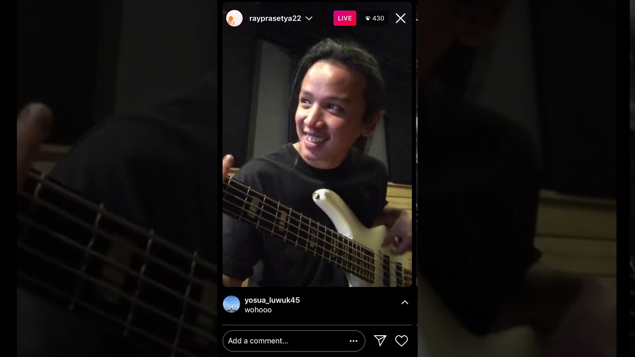 Live IG Terbaru! Ray Prasetya Bass Cover