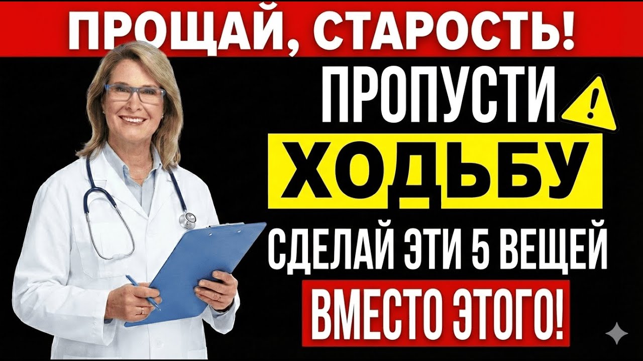 Старше 60 лет? Эти 5 Упражнений Лучше, Чем Ходьба — Одобрены хирургом!
