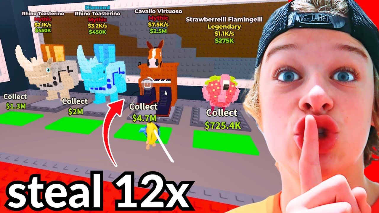 WHO CAN STEAL THE MOST BRAINROTS Roblox Gaming w/ The Norris Nuts