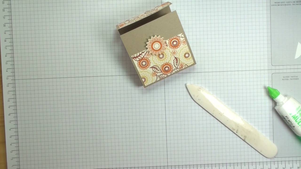 Teebeutel Verpackung mit Produkten von Stampin´UP!