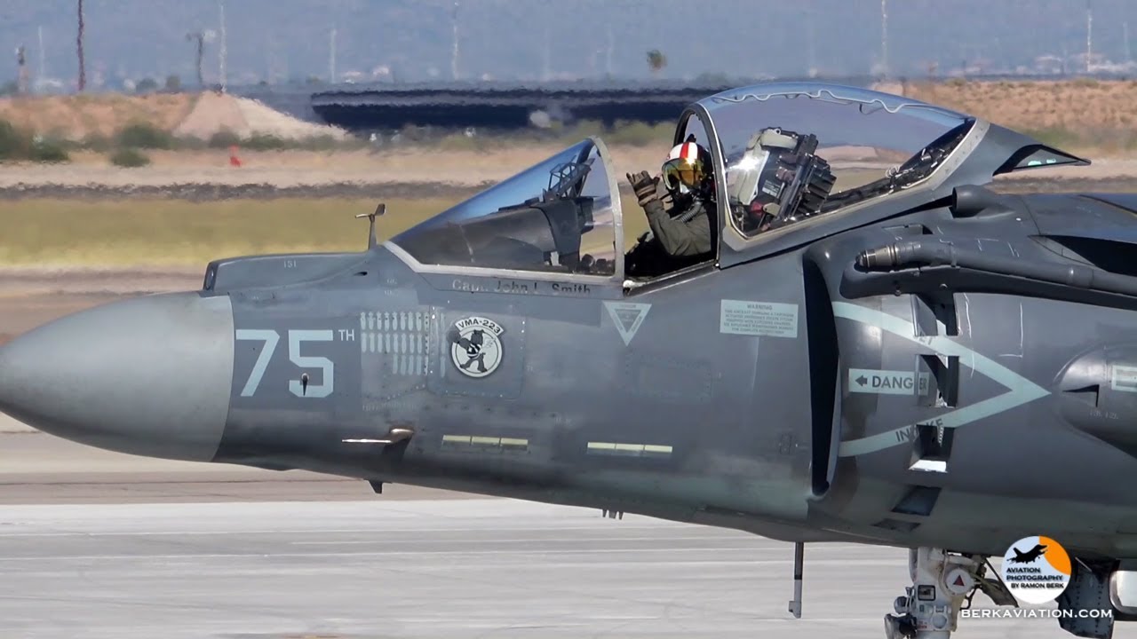 AV-8B Harriers | VMA-223 Bulldogs | US Marines | Phoenix Mesa Gateway Airport