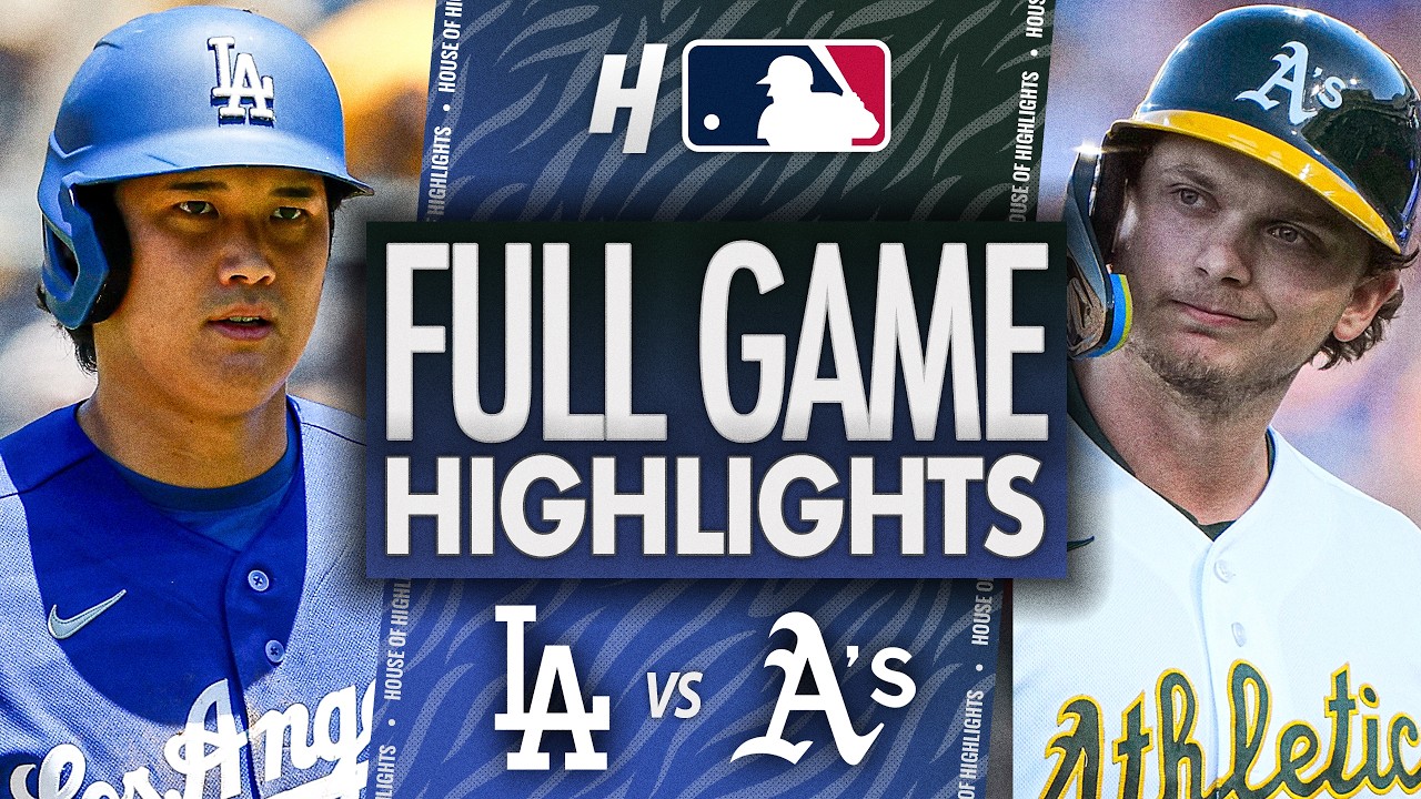 Los Angeles Dodgers против Athletics &mdash; ЛУЧШИЕ МОМЕНТЫ МАТЧА 🔥 30 июня 2026 г. Сезон MLB