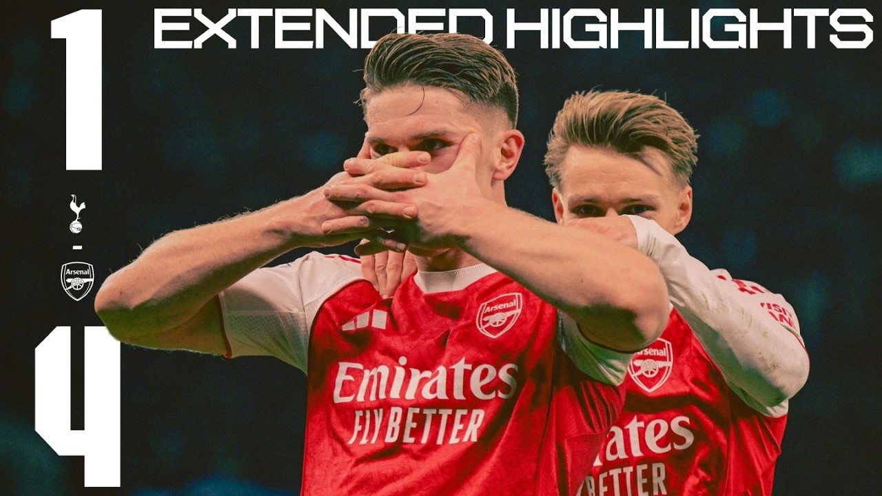 EXTENDED HIGHLIGHTS | Tottenham Hotspur v Arsenal (1-4) | Eze, Gyokeres | Premier League | EPL