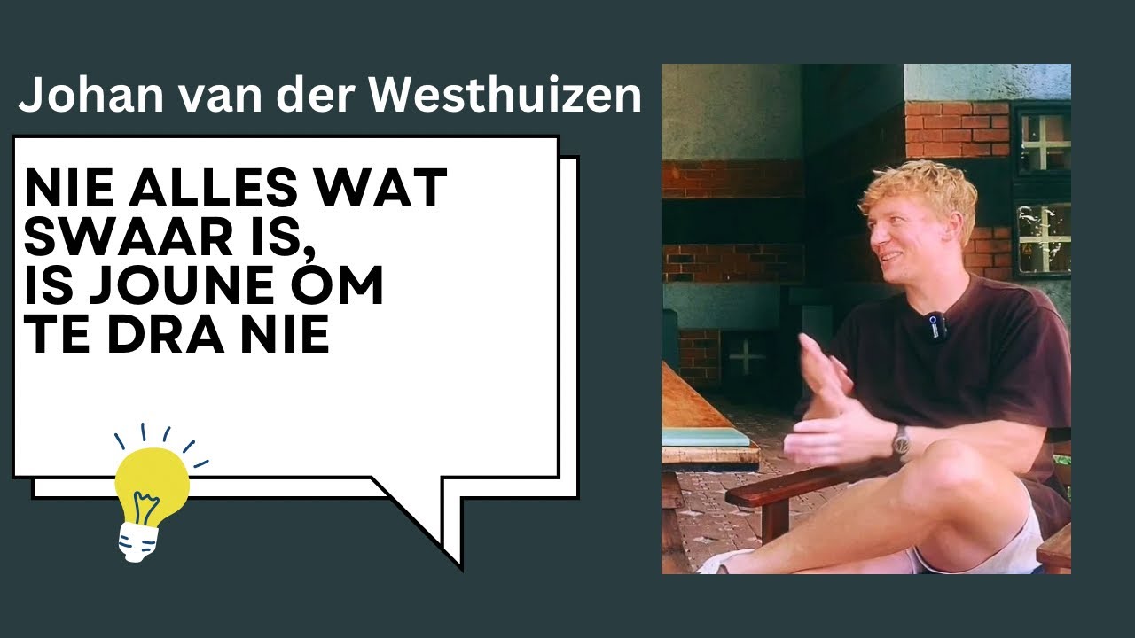 94 Tweerigting Seisoen 7 E1 | Als wat swaar is, is nie joune om te dra nie •Johan van der Westhuizen
