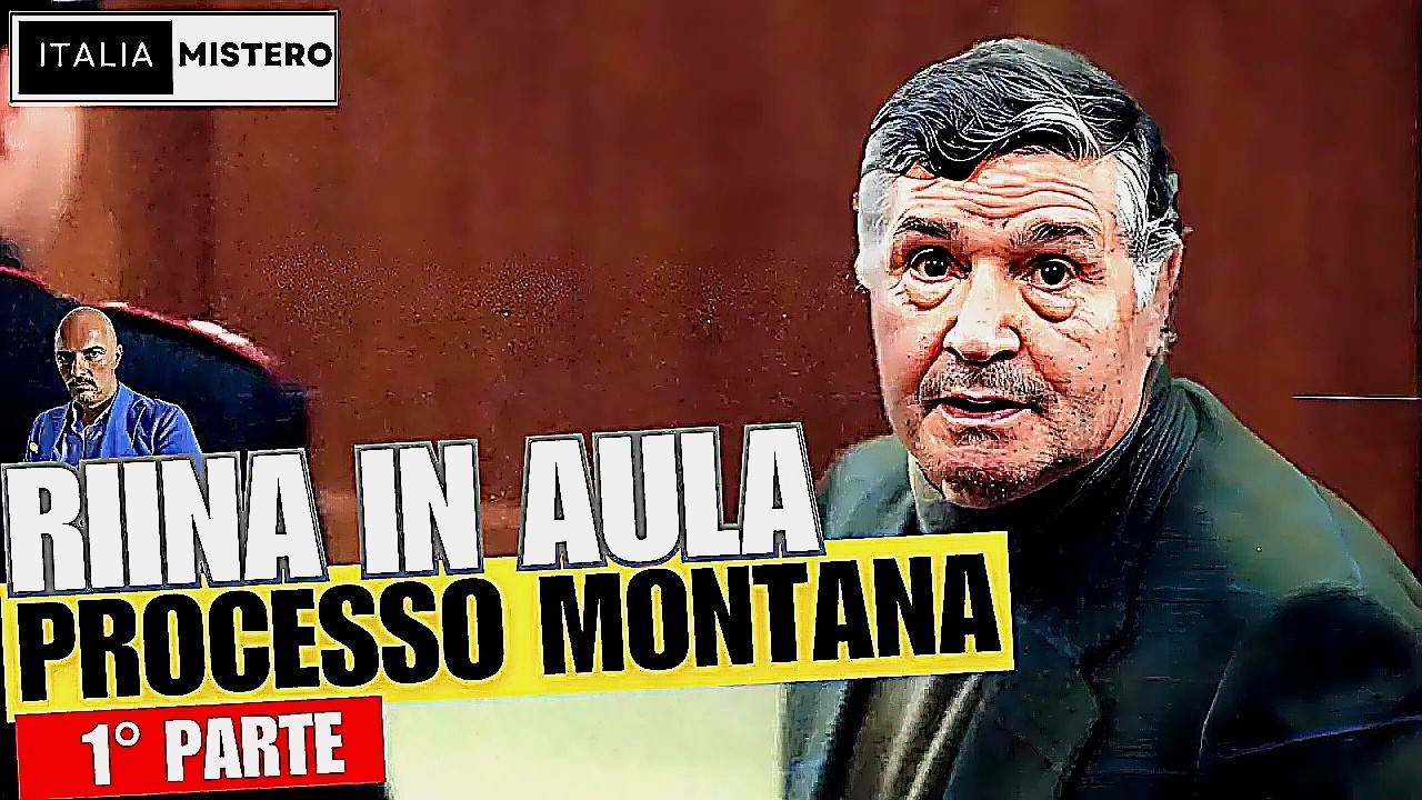 Riina in aula 1 di 3 (Processo Montana- Cassarà)