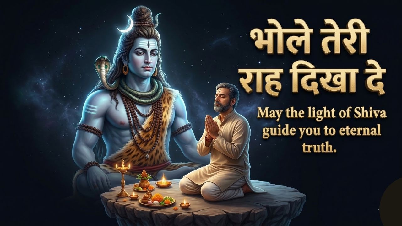 भोले तेरी राह दिखा दे | Bhole Teri Raah Dikha De | Powerful Devotional Song of Bholenath