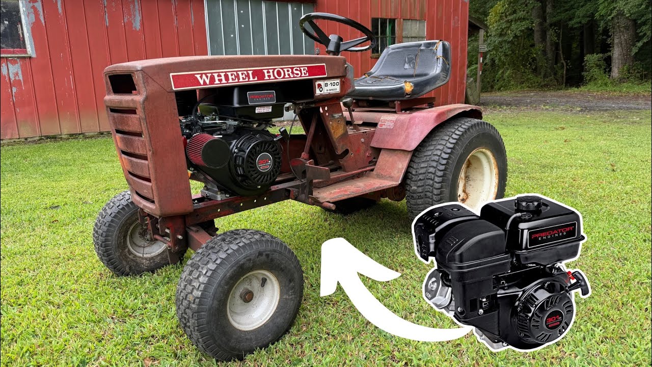 I Predator Engine Swapped my Wheel Horse!