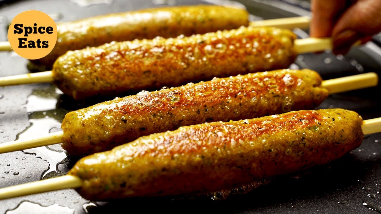 CHICKEN SEEKH KABAB | RESTAURANT STYLE CHICKEN SEEKH KABAB | SEEKH KEBAB