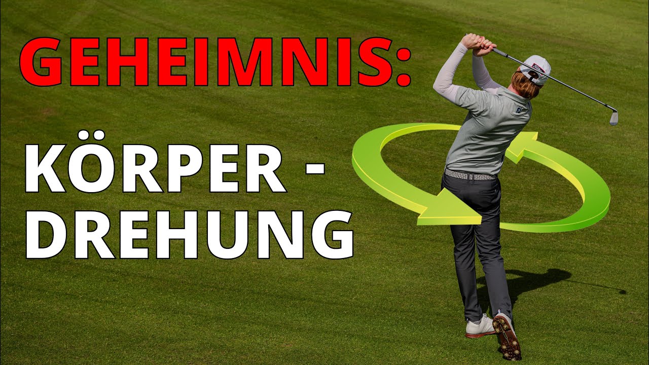 Das wahre Geheimnis für die Drehung beim Golfschwung (oft unbekannt)