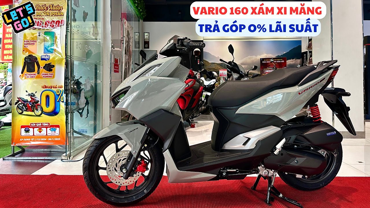 Giá Honda VARIO 160 Giảm Mạnh & Ưu Đãi Tặng Điện Thoại Góp 0% Tháng 12/24 | Tuấn Hồng Đức 6