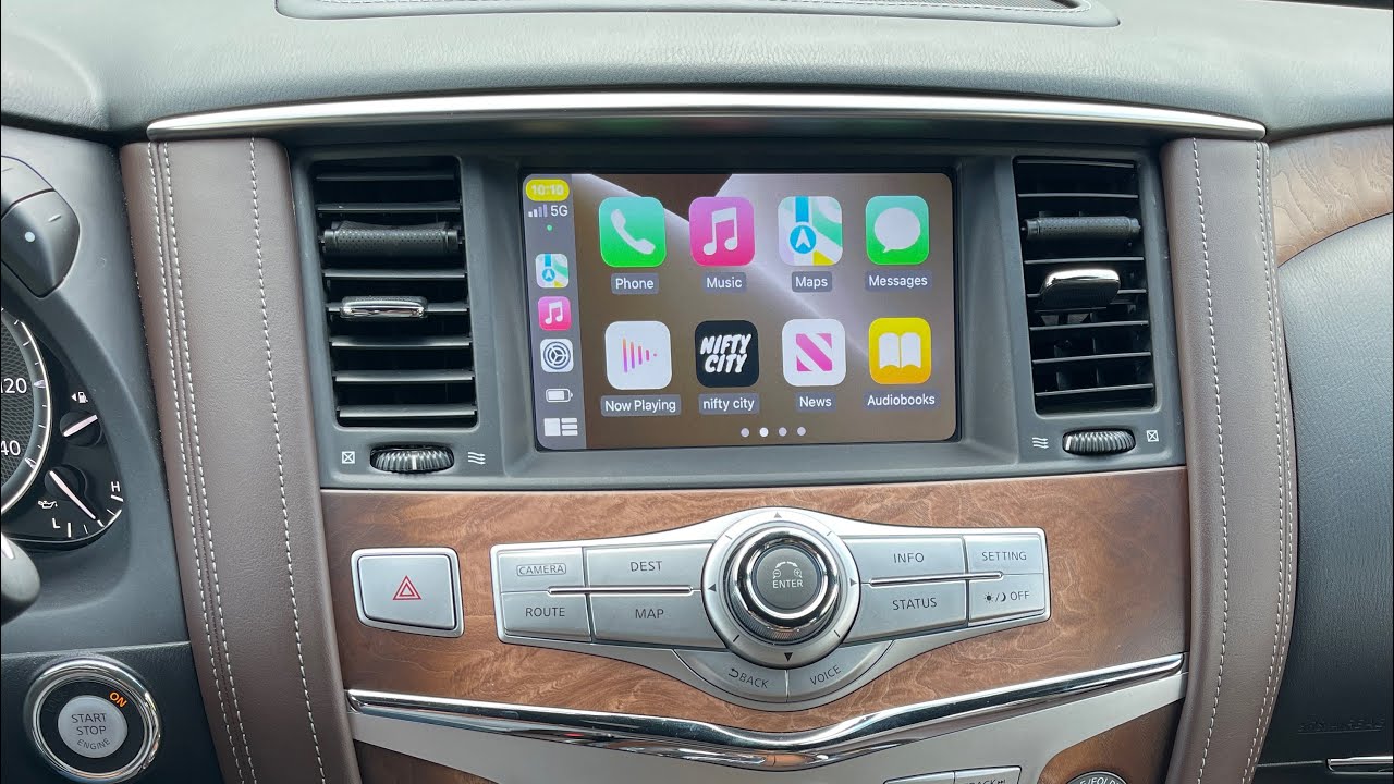 Infiniti 2016 QX80 Limited - Wireless CarPlay Modification by Nifty City
