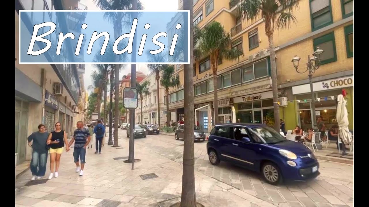 Brindisi Italy   / A historic port city /.  Walking Tour .