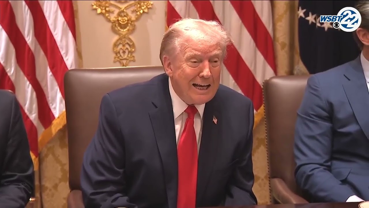 President Trump holds a cabient meeting