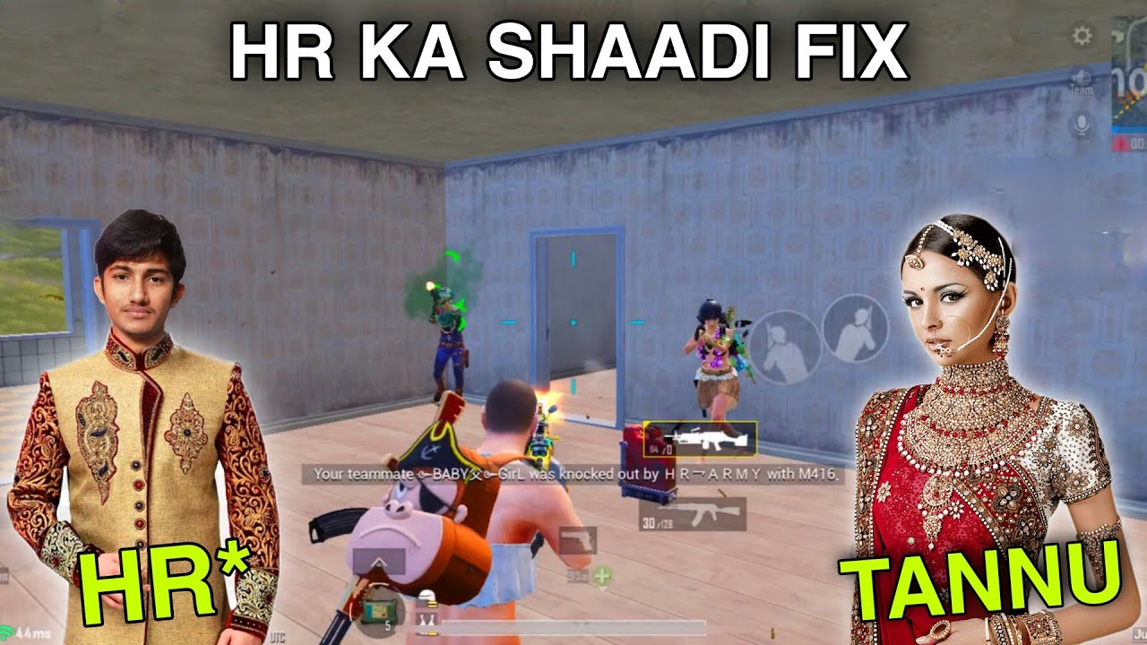 HR Tannu Shaadi Fix Ab To Nacho Re!! BGMI Funny Moment With Funny Commenatary.