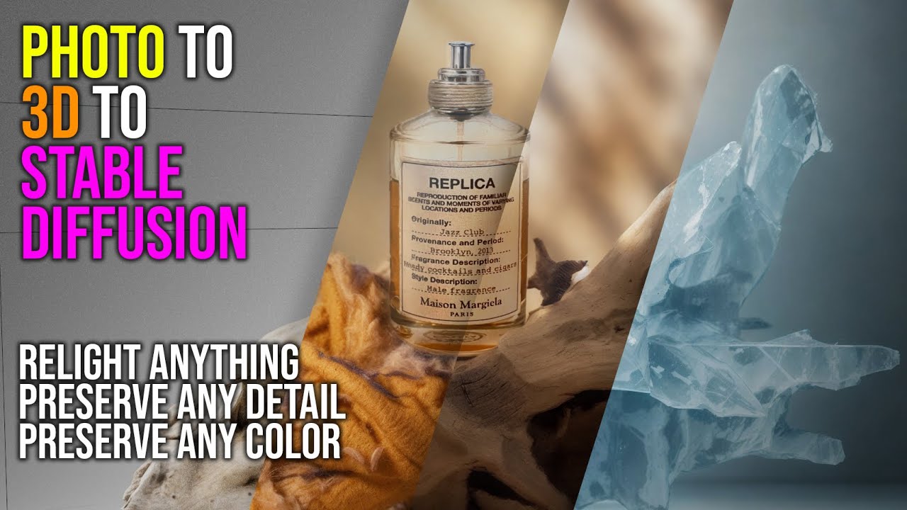 Stable Diffusion IC-Light: Preserve details and colors with frequency separation and color match