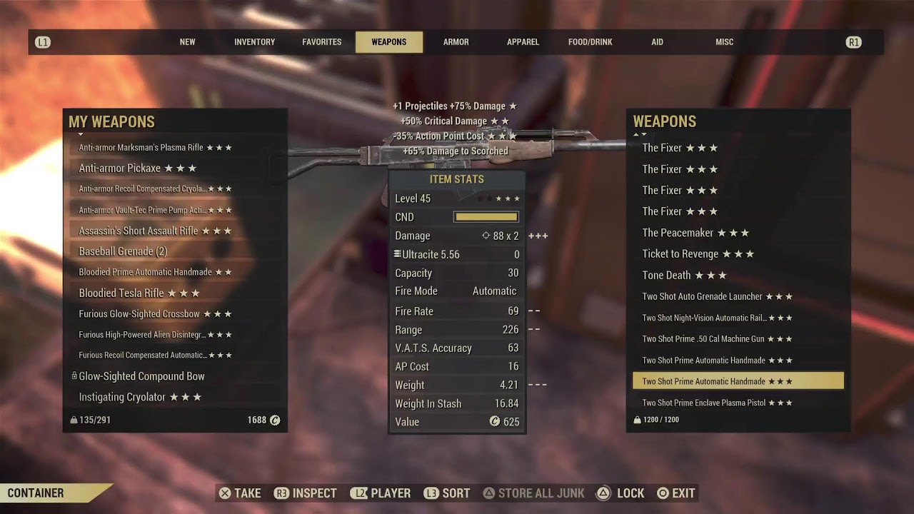 Hanging out on Fallout 76 on PS5