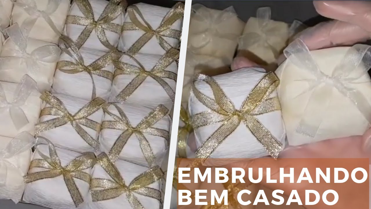 APRENDA A EMBRULHAR O BEM CASADO - PASSO A PASSO - Momento com a lulu #08