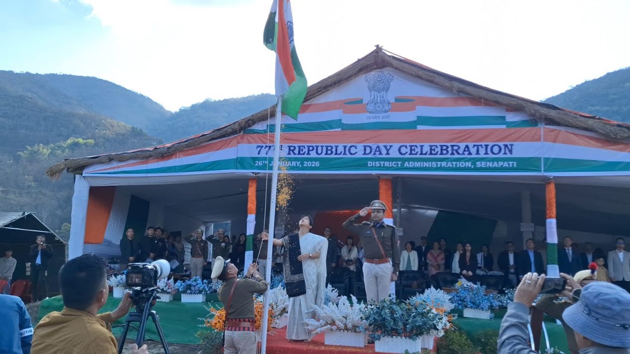 77th Republic Day Celebration at Senapati, Manipur