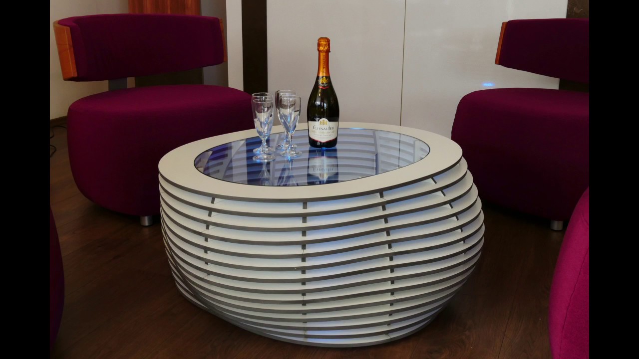 Fertigung des Couchtisch Ciottolo, designt by form.bar