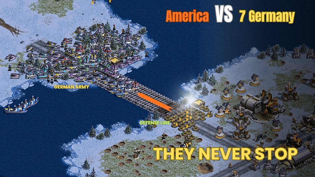 America vs 7 Germany | Endless Attacks, No Spy, Hard Victory